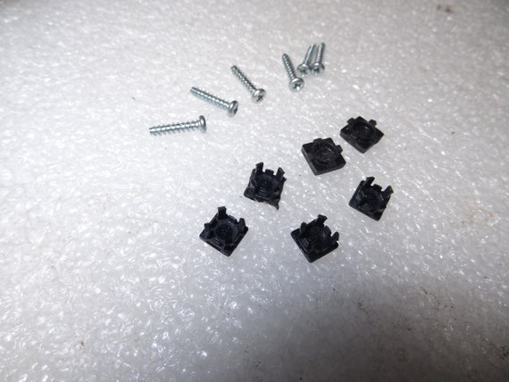 PS2 Slim SCPH-75001 and Other Slim Bottom Screws with Black Covers ONLY