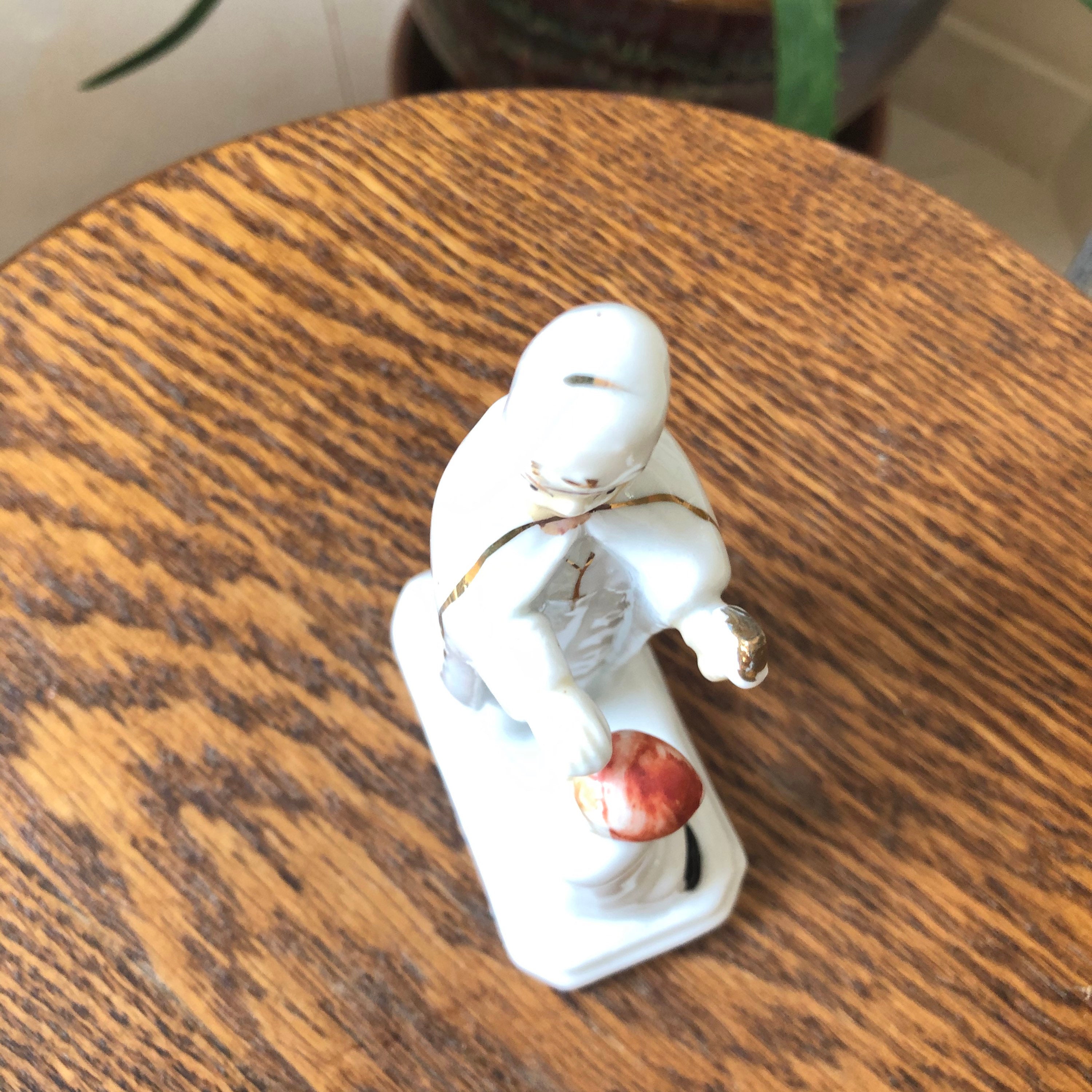 Vintage Porcelain Catholic Figurine Made in Taiwan Etsy