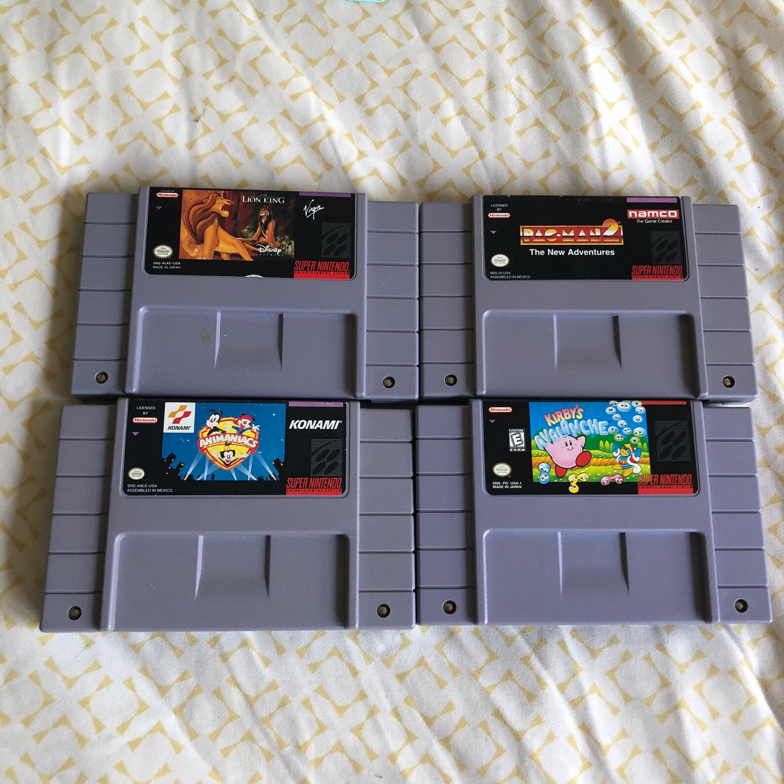 Vintage 1991 Super Nintendo Games Etsy