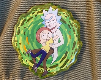 Rick and Morty Portal magnetic pin