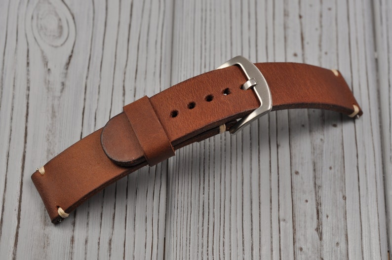 Handmade Leather Watch Strap Handmade Watch Band Brown Leather Etsy Australia