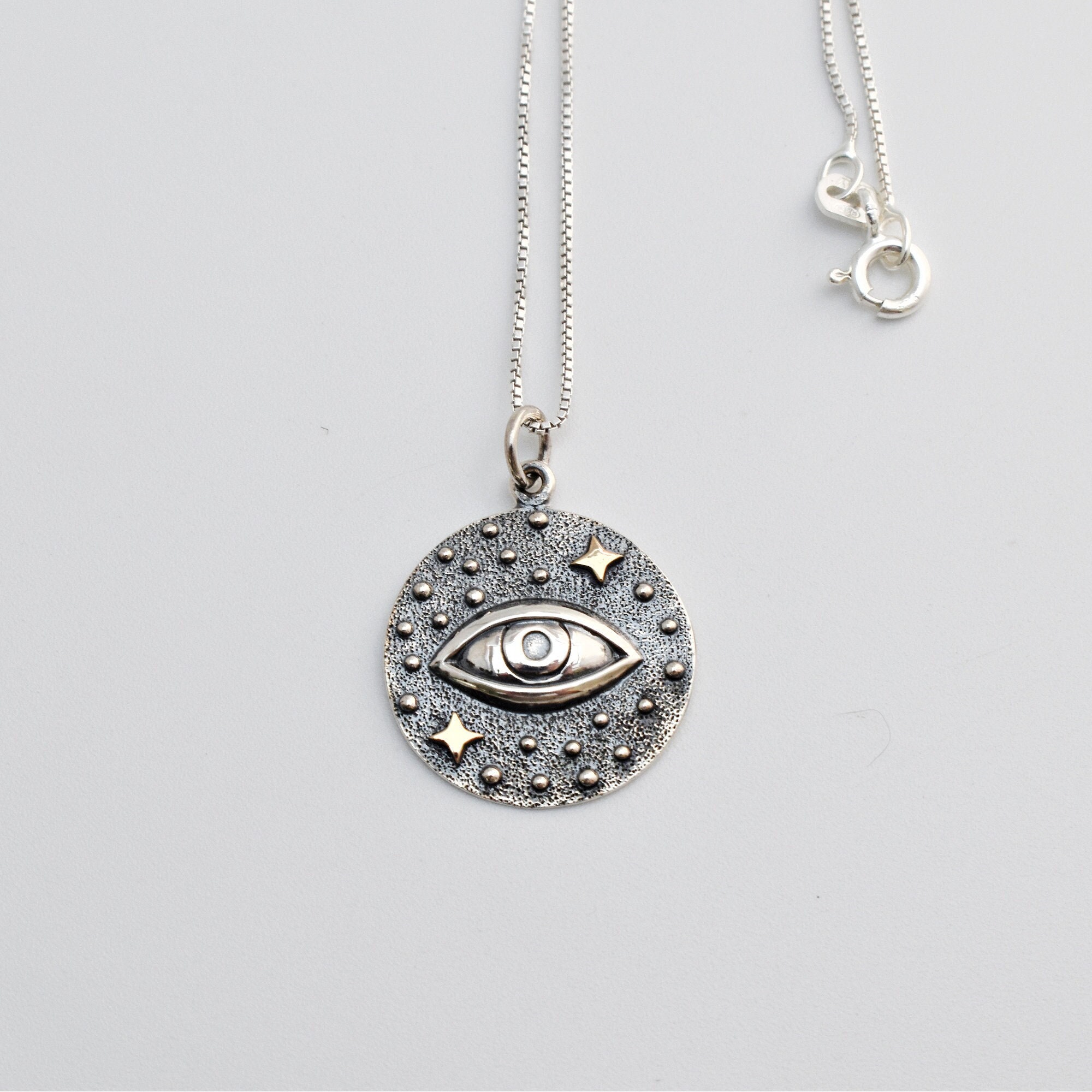 Eye Necklace. All Seeing Eye. Talisman Necklace. Etsy