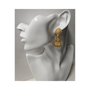 Roman Empire intricate dangle Post Earrings. Comes beautifully packaged in a Gift box. Expertly handcrafted in USA!