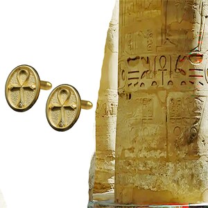 Father's day! Our Ankh Cufflinks are expertly designed and handcrafted in the USA, beautifully packaged in a lovely gift box.