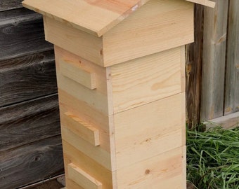 Warre Bee Hive Fully Assembled Bee Keeping Kit - Your Ready-to-Go Beekeeping Solution Apiary