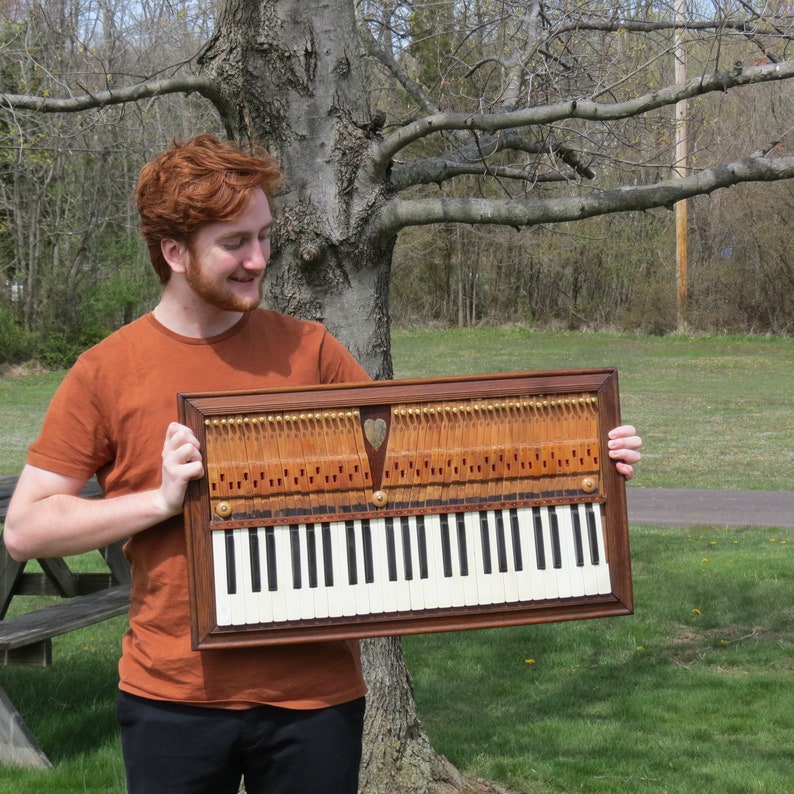 Piano Piano Art Recycled Piano Piano Action Parts Ivory Etsy