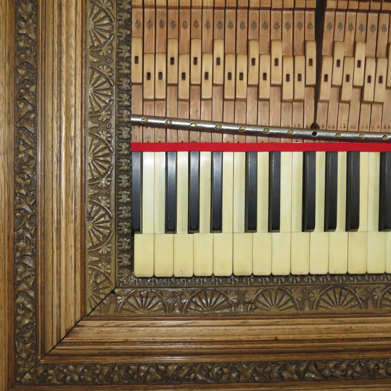 Piano, Piano Art, Recycled Piano, Piano Action Parts, Ivory Keys,music