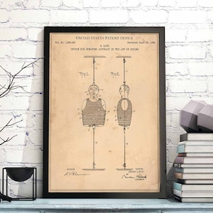 Boxing 1928 fight winner heavyweight champion ring corner print wall art poster bedroom patent vintage retro gift birthday