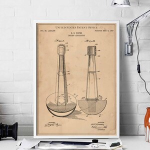 Boxing apparatus 1927 fight winner heavyweight champion ring corner print wall art poster bedroom patent vintage retro gift birthday