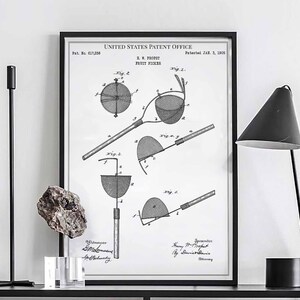Fruit Picker 1905 garden home farm harvest farmer print wall art poster bedroom patent vintage retro gift birthday