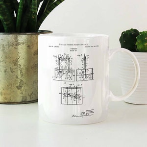 Boxing toy 1931 fight winner heavyweight champion ring corner mug coffee tea patent vintage retro gift dad father birthday drink