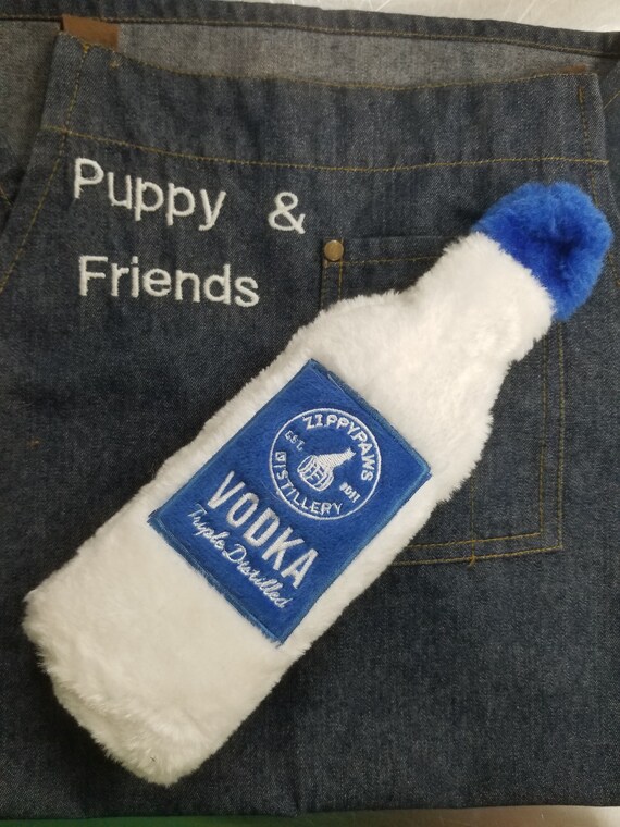 ZippyPaws Vodka Bottle Dog Toy Plastic Bottle cute dog toy Etsy