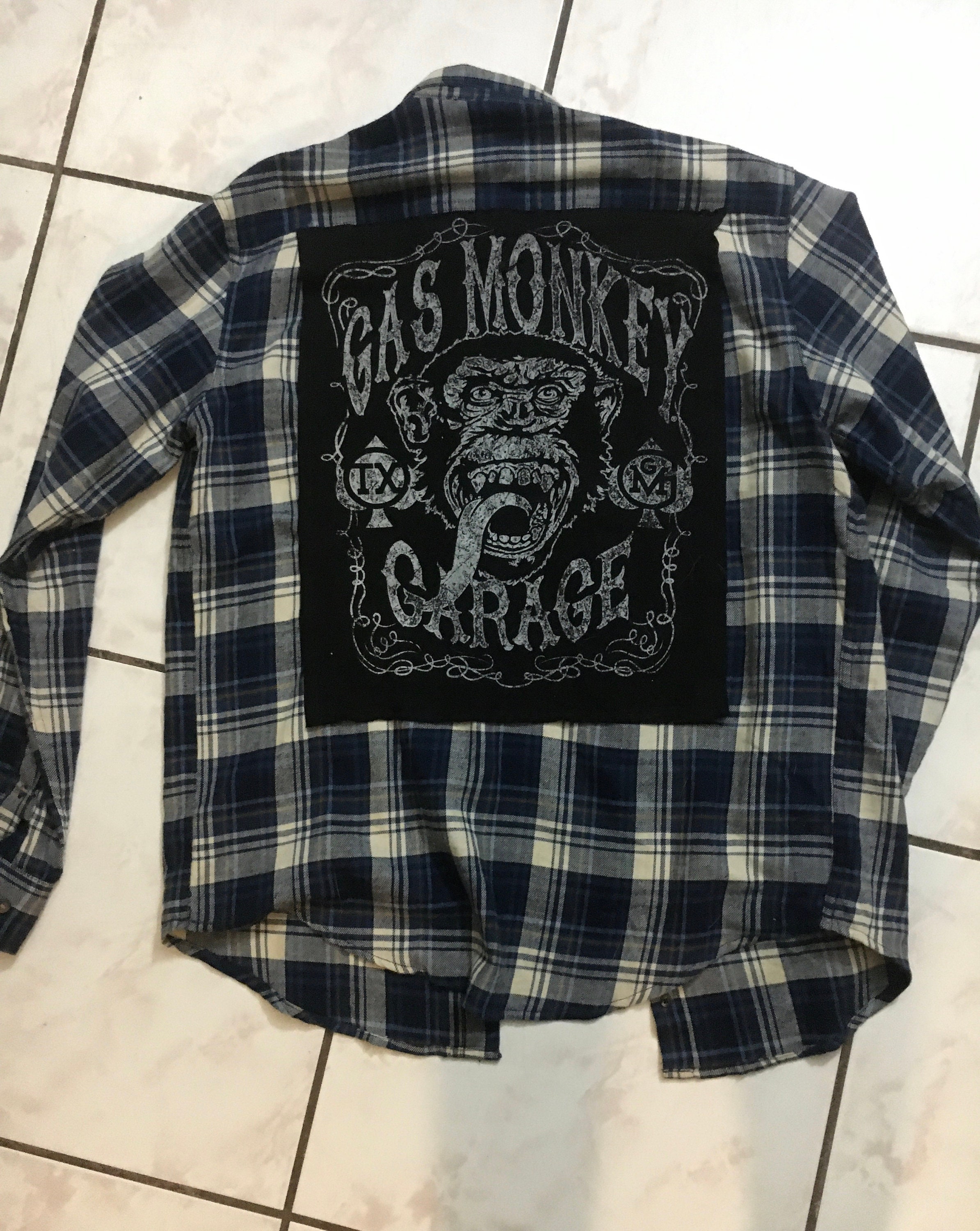 Gas Monkey Garage Mens Flannel Shirt - Etsy