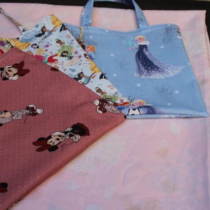 Tôte bag enfant en coton oeko tex, sac maternelle, sac pour école