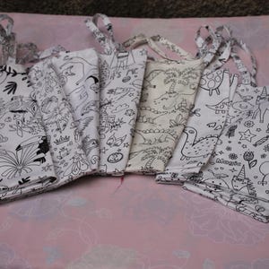 Tote bag enfant à colorier