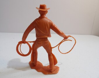 vintage Louis Marx Co. Inc. Toy Cowboy 1964 Cowboy Avec Corde Figurine d Action vintage