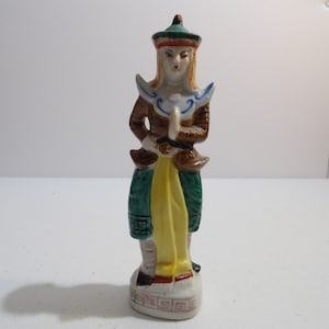 Japanese Ceramic Figurine Statue - Ceramic Figure - Made In Japan