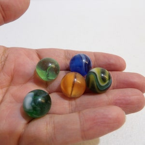 Vintage Glass Marbles - Set F - Glass Marbles