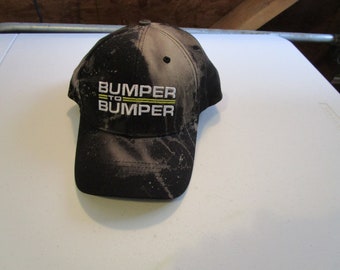 Bumper To Bumper Black Acid Washed Hat (item # A1)
