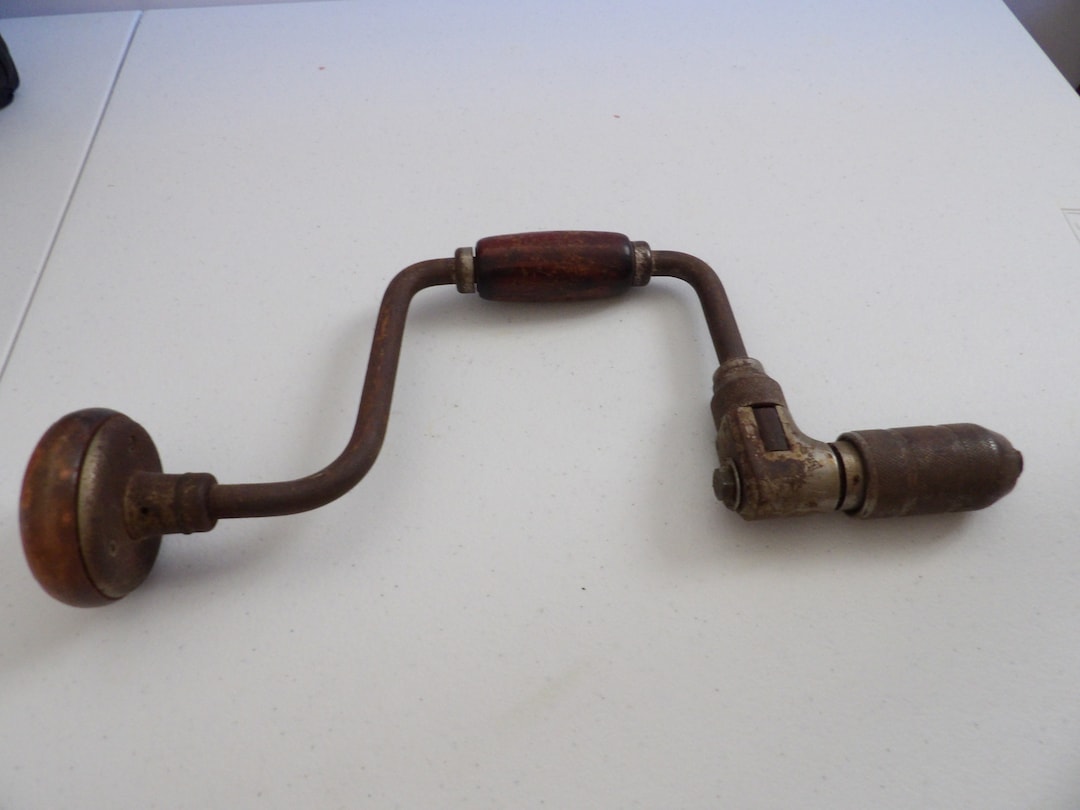 Vintage Manual Hand Drill Hand Drill Vintage Hand Tool Etsy