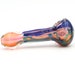 4.7' Sunset Glow Glass Smoke Bowl Heavy Thick Gold Fumed Smoking Pipes Tobacco Bowls Unique Pipe Collectible Color Changing 