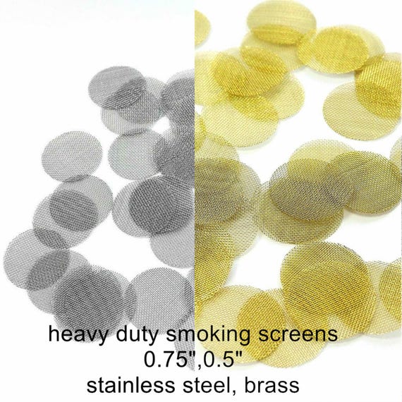 Stainless Steel Etal Pipe Screens Filters 20 Pipe Bowl Screens Bong - View #6