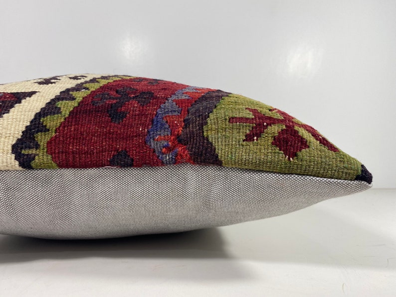 Kilim Pillow Cover 16x16-Decorative Pillow-Unique Home Decor-housewarming gift-Sham Cover