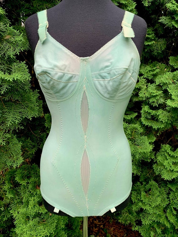 Custom OOAK Forest Fairy Witchy Lingerie Girdle, Playtex All in