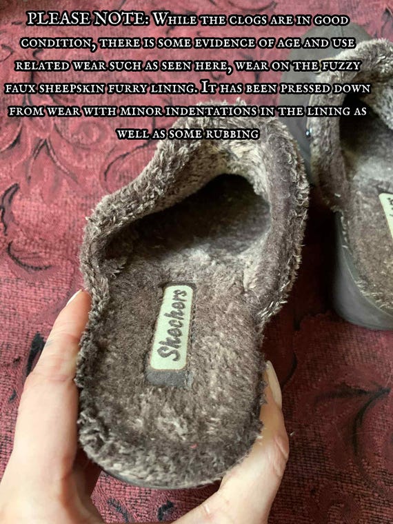 Y2K Suede Fuzzy Clog Slides - Sketchers Inspired … - image 5