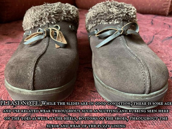 Y2K Suede Fuzzy Clog Slides - Sketchers Inspired … - image 7