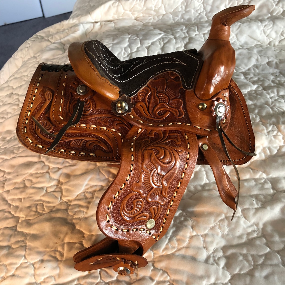 LOT Of 12 Miniature Leather Saddles Vintage Etsy