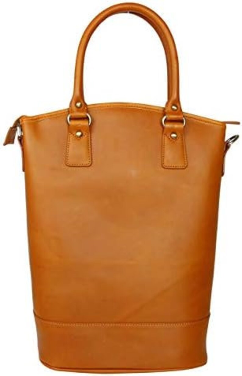 JACKBEGTA 2 Bottle Wine Tote Bag - PU Leather Reusable Carrier With Handles For Gifts, Picnics, Travel (Black)