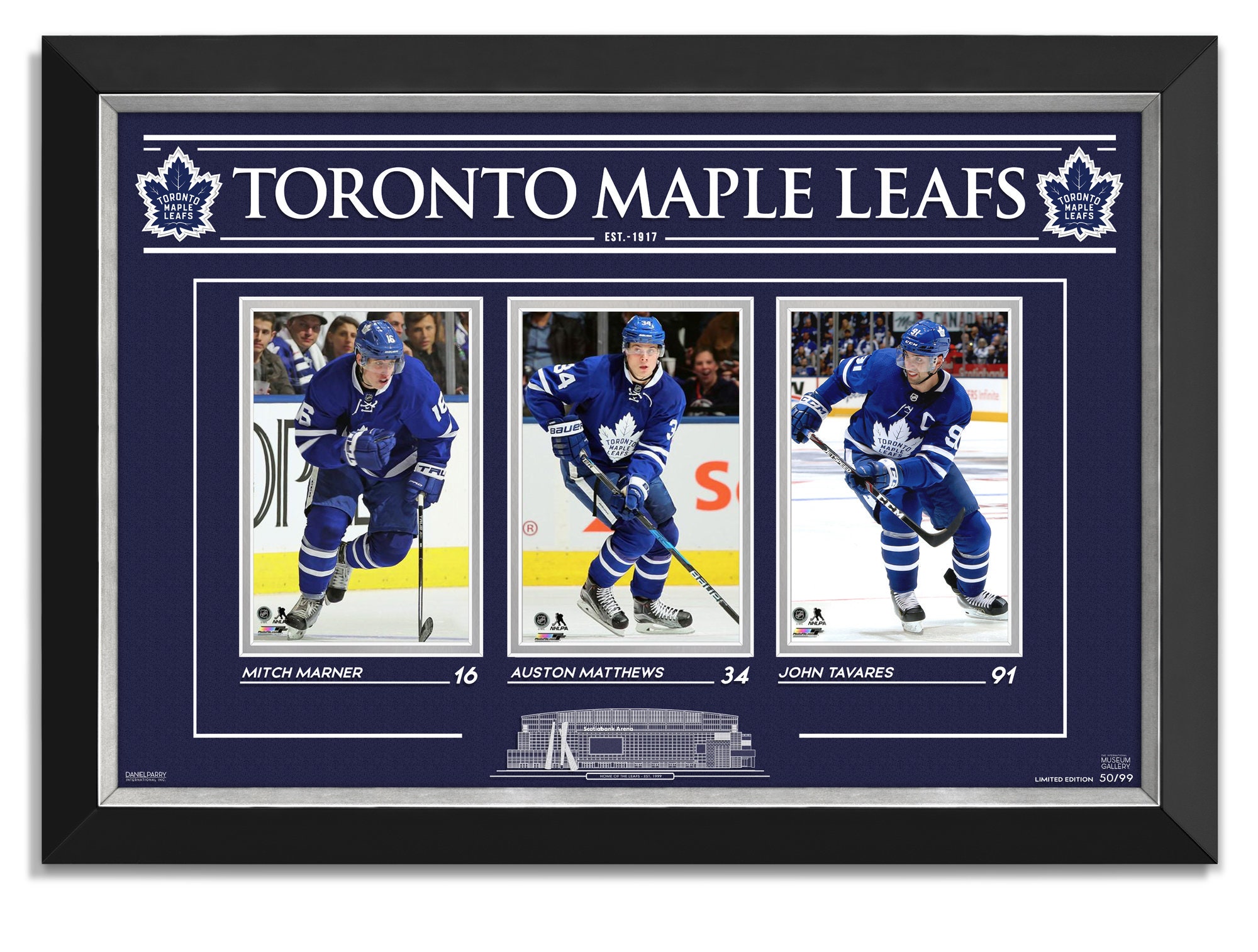 Auston Matthews Facsimile Signed Autographed Toronto Maple 