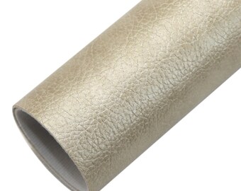 Distressed champagne litchi pattern faux leather sheets, synthetic leather for earrings, crafts and bows, bump pattern