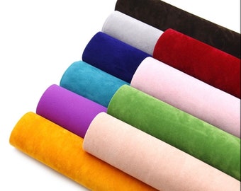 Double-sided velvet sheets, synthetic leather to for crafts, earrings, hair bows, vegan leather