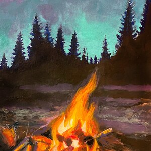 Fireside in the Country Art Print by Kitty Smothers image 2