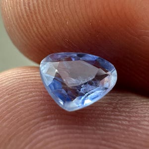 Rare Natural Kashmir Sapphire Unheated Best quality Gemstone Kashmie Sapphire Carats,0.80 Size, 6.4x5.1 mm Loose Gemstones