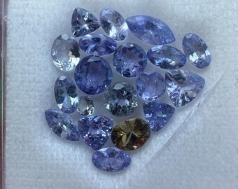 Mix Lots Natural Tanzanite Loose Gemstone Cst.5.15 Tanzanite good quality for marketing stones