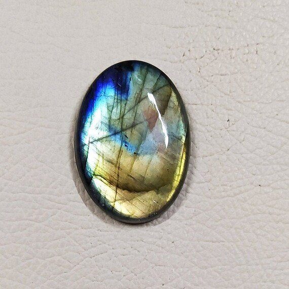 Labradorite Cabochon Natural Labradorite Gemstone Cabochon Size 23 x 37 x 8 mm Loose Labradorite Gemstone Pendant Top Quality ET 8993