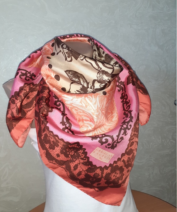 Christian LACROIX vintage \LACROIX silk scarf |Vi… - image 1
