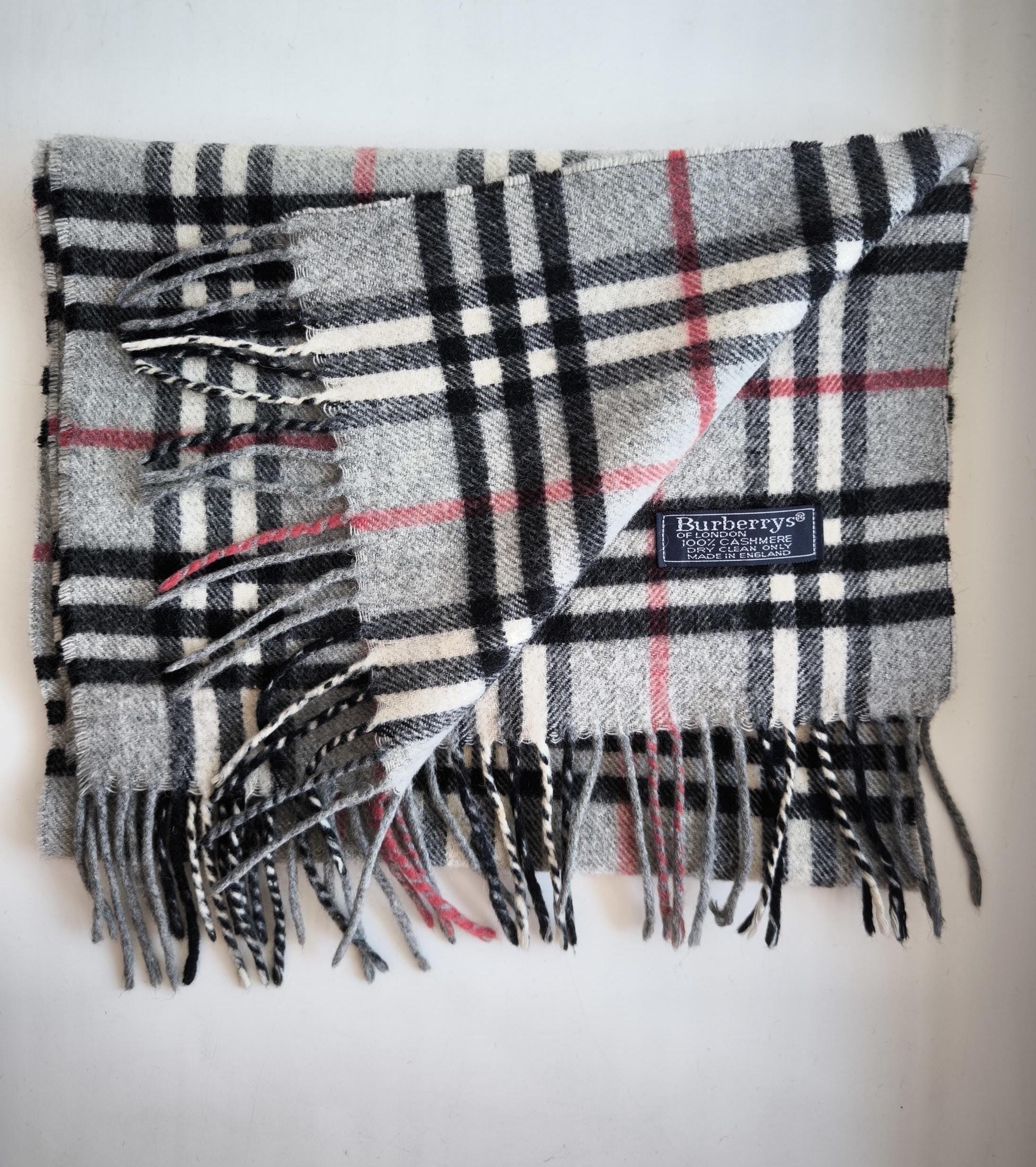 Burberry scarf grey clearance