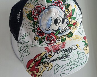 Ed Hardy Hat - Etsy Canada