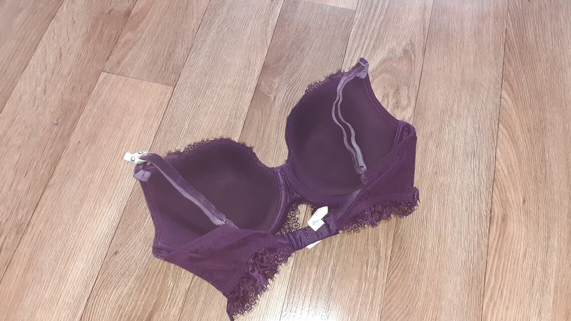 INTIMISSIMI Bra Size EUR 80 D UK 36D velvet Violet Bra Etsy