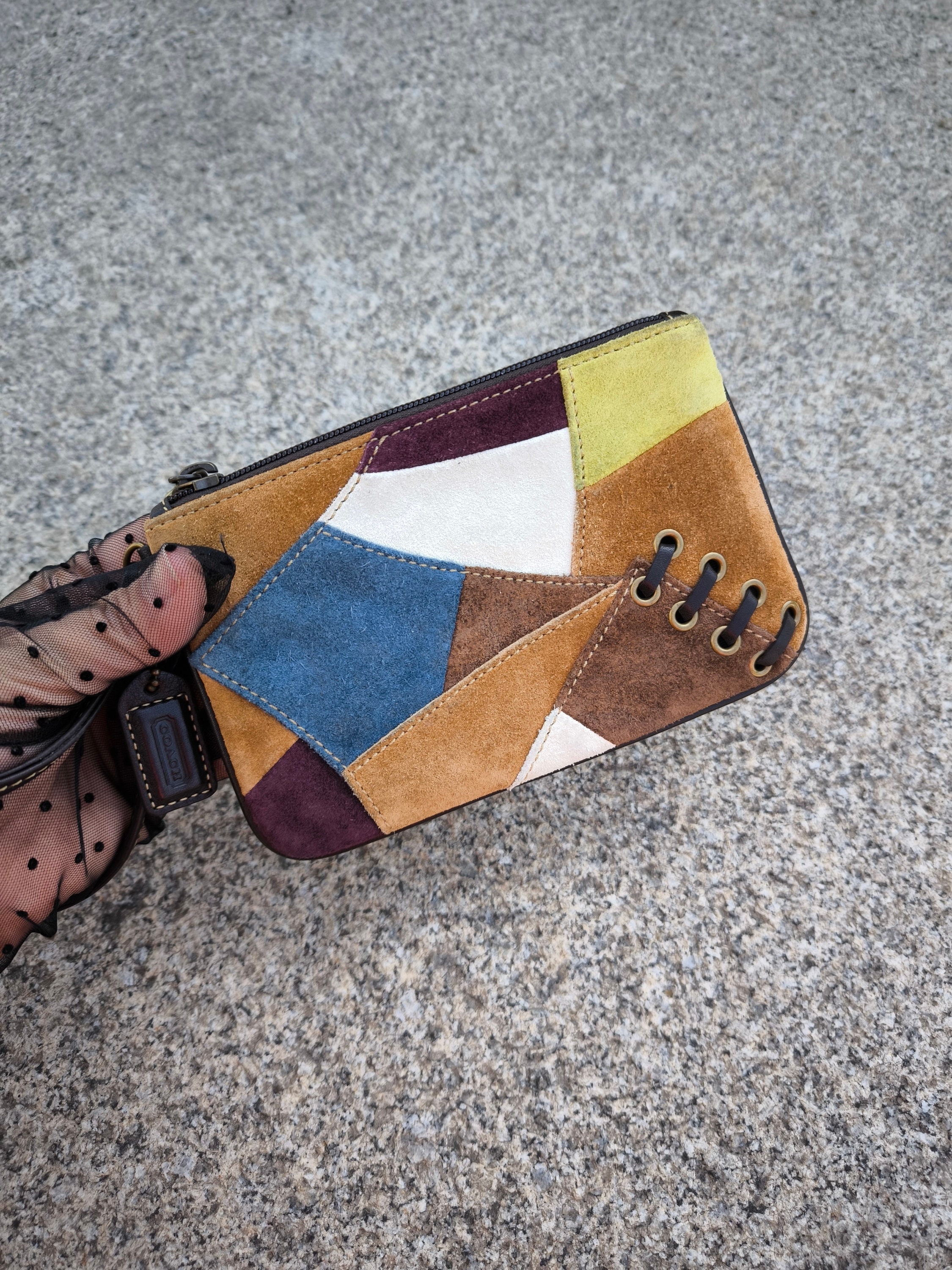 Coach patchwork wallet best sale