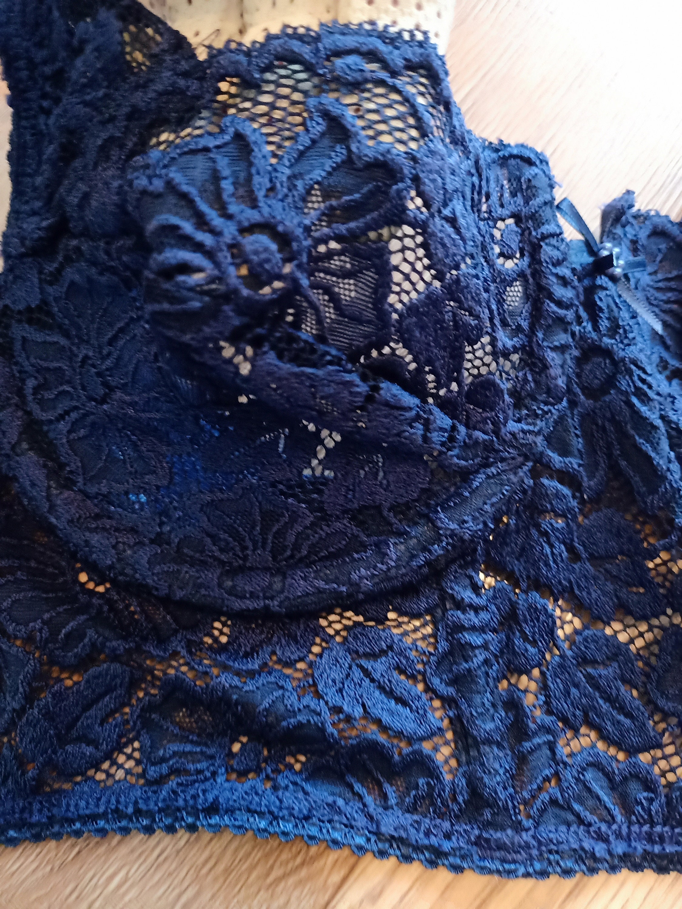 BHS Vintage Vintage but New Never Used Navy Blue Lingerie Etsy