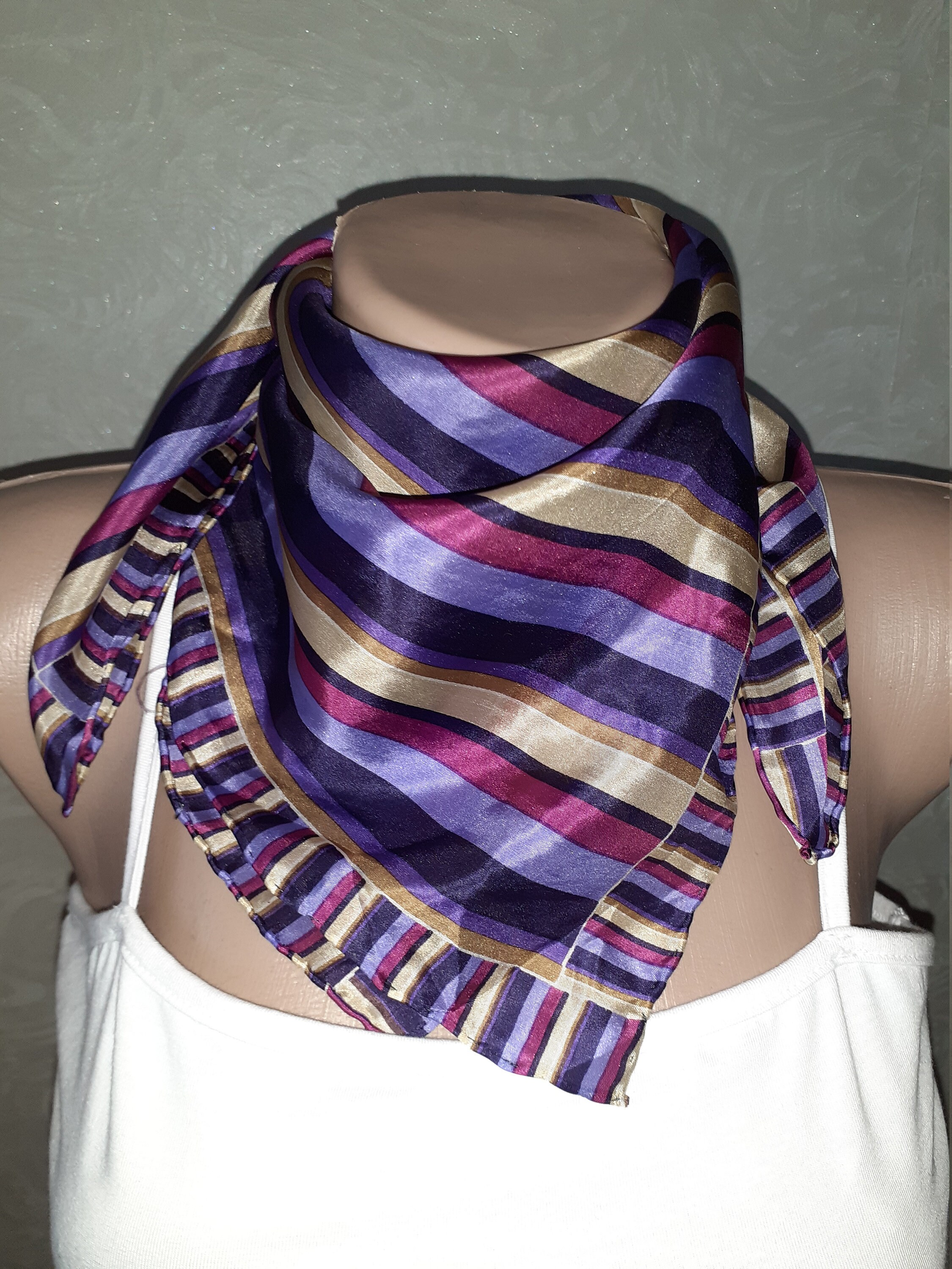 vintage silk bandana
