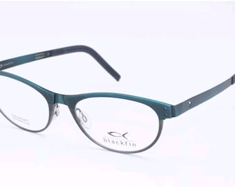 BLACKFIN BF670 COL.379 LA Rochelle Montures de lunettes en titane vert-gris 52-18-145