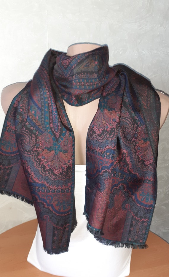 BALLY vintage |Bally boutique vintage long silk sc