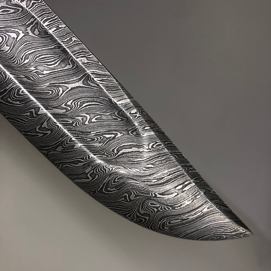 Custom Damascus 12 cm 4.8 Steel Blade with Nickel Etsy