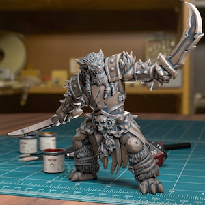 Bugbear Warrior - Resin Miniature | Fantasy Tabletop Games | DnD | Dungeon and Dragons | Pathfinder